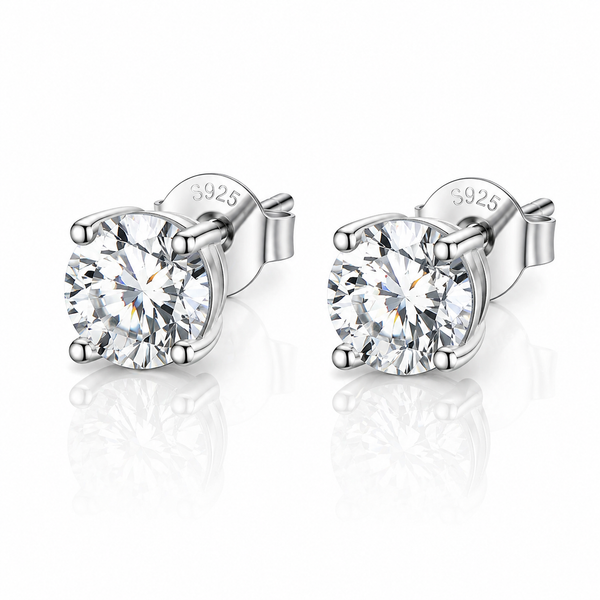 Moissanite Stud Earrings